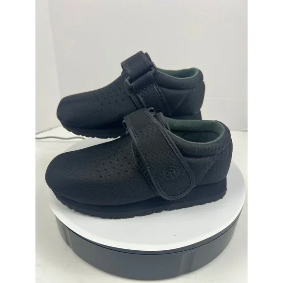 Pedors Womens 8.5 Wide Men's 6.5W Black Comfort Diabetic Adjustable Strap Shoes